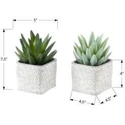 Monarch 8" Artificial Plant (Set of 2)