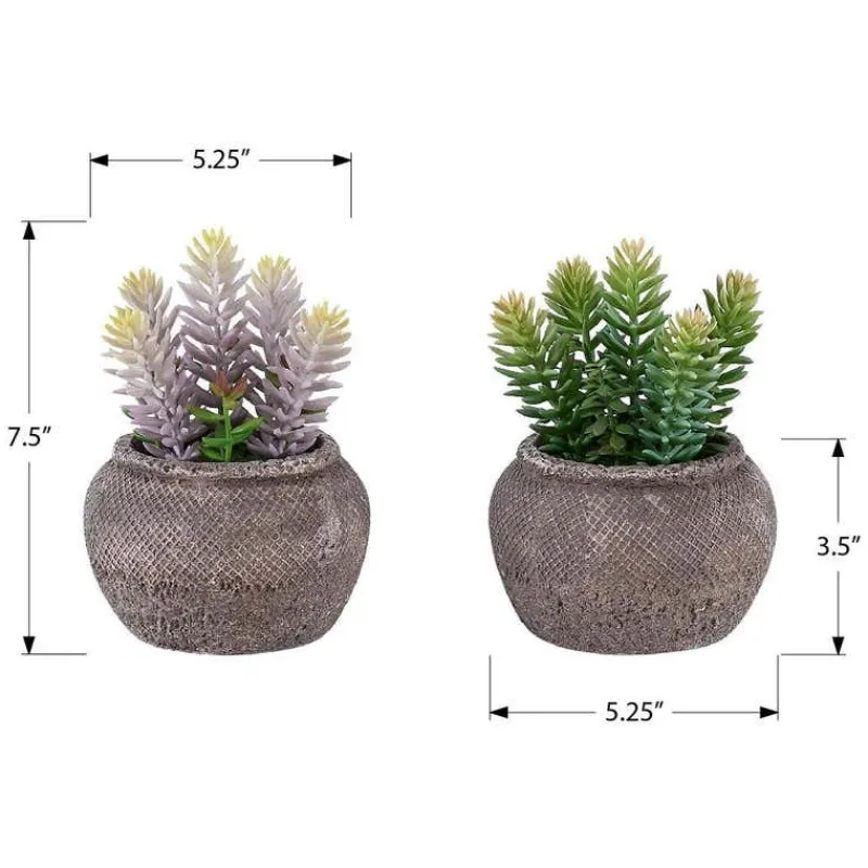 Monarch 8" Artificial Plant (Set of 2)