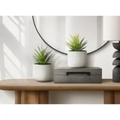 Monarch 9" Artificial Plant (Set of 2)