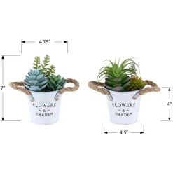 Monarch 7" Artificial Plant (Set of 2)