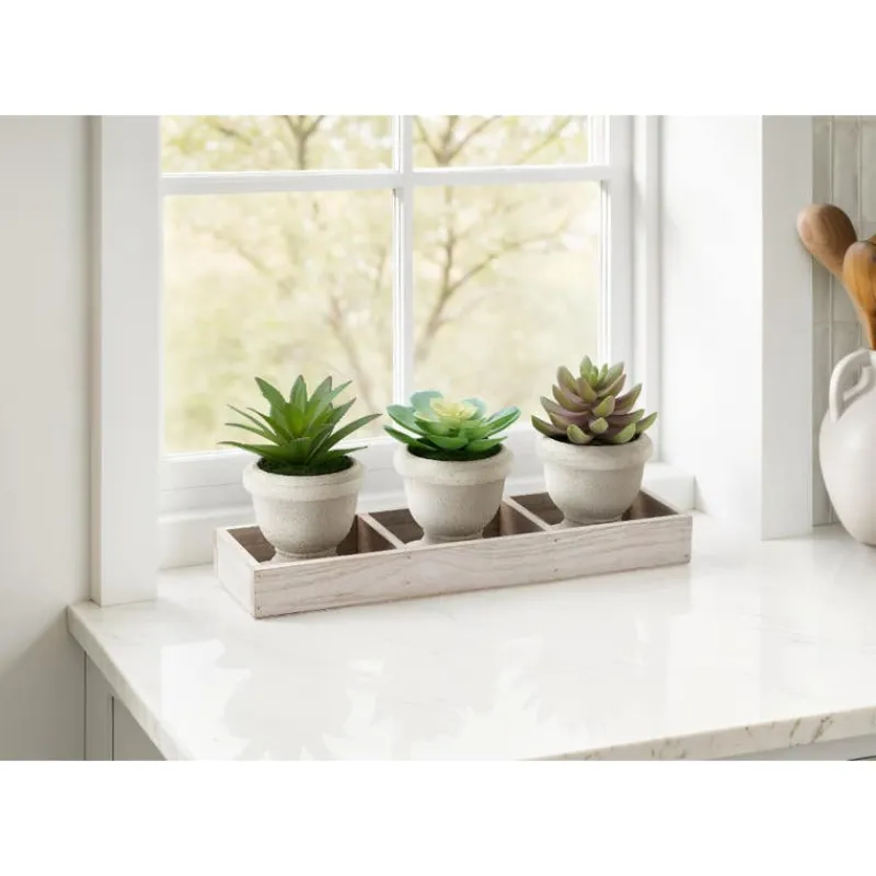 Monarch 6" Artificial Plant (Set of 3)