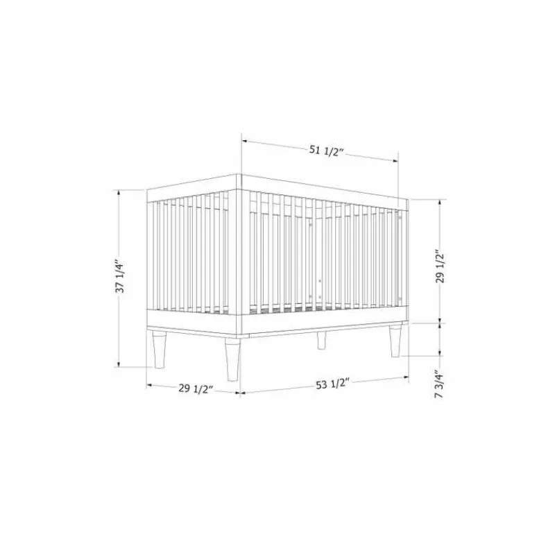 Meubles South Shore 3 in 1 Convertible Crib - South Shore