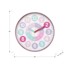 Monarch 18" Kids' Wall Clock