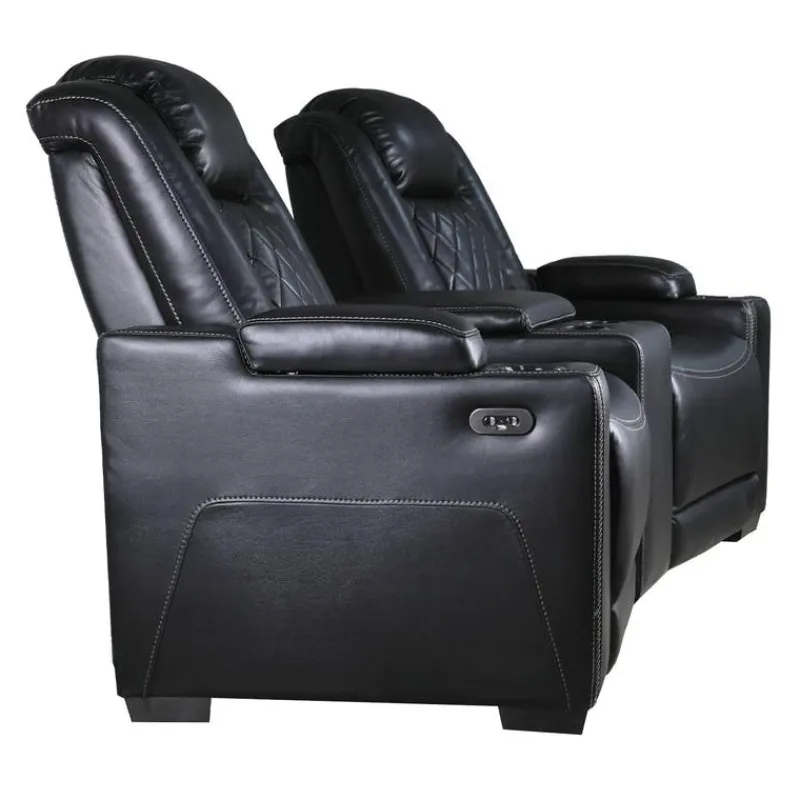 2 Power Modular Recliners and Angular Console with Cup Holders - 3 pcs