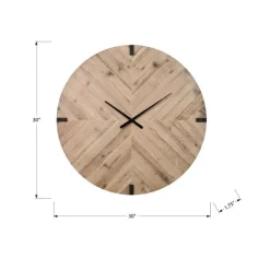 Monarch 30" Wall Clock with LED Light