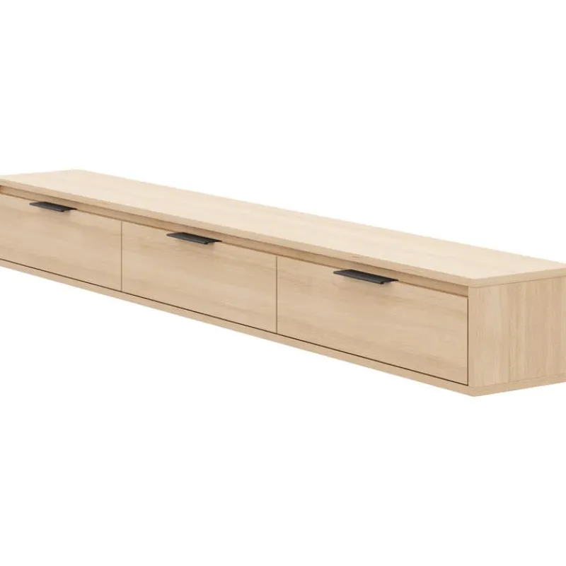 Nexera 72" Wall-Mounted TV Stand with Storage -