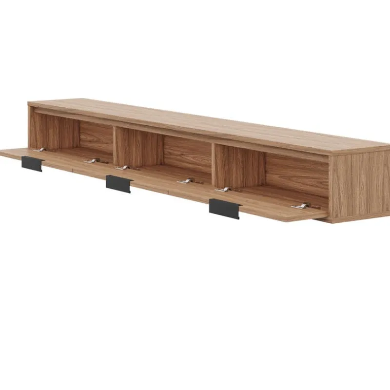 Nexera 72" Wall-Mounted TV Stand with Storage -