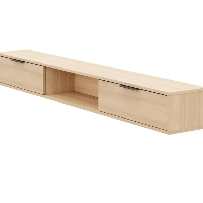 Nexera 72" Wall-Mounted TV Stand with Storage -