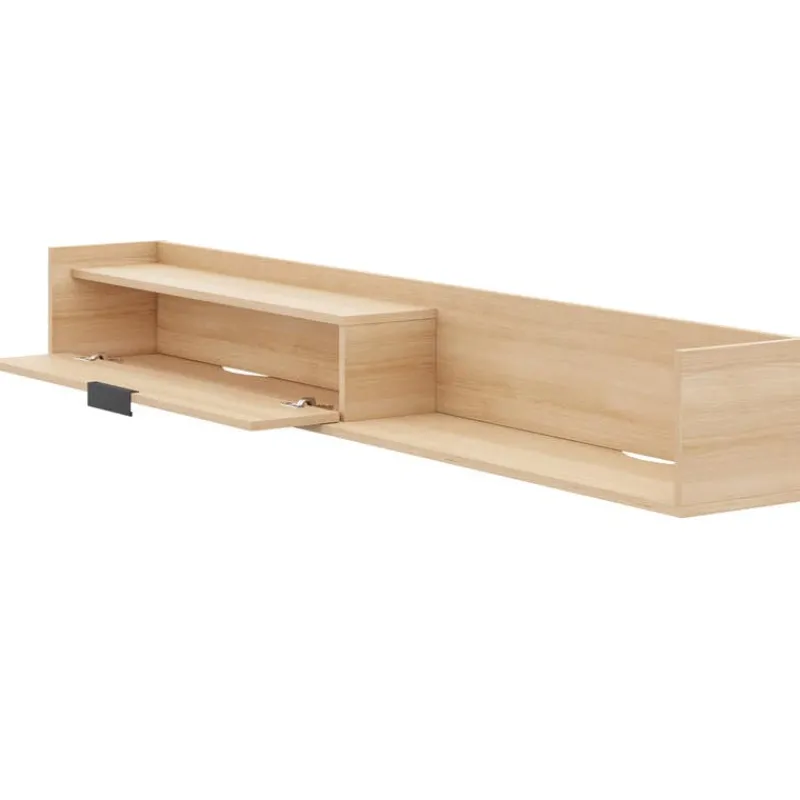 Nexera 72" Wall-Mounted TV Stand with Storage -