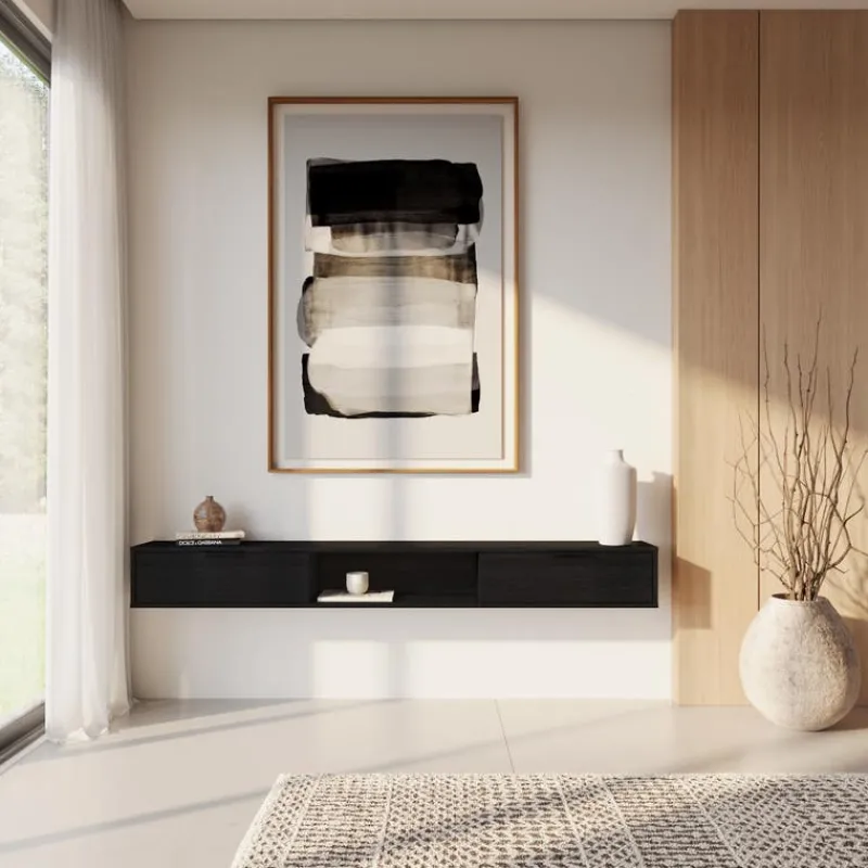 Nexera 72" Wall-Mounted TV Stand with Storage -