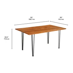 Wood Dining Table - 55