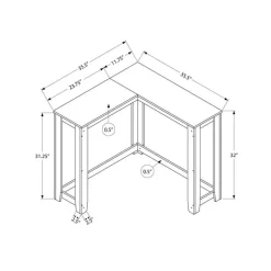 Monarch Accent table - 36" / corner console -