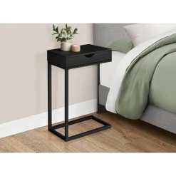 Monarch Accent table - / metal with a drawer -