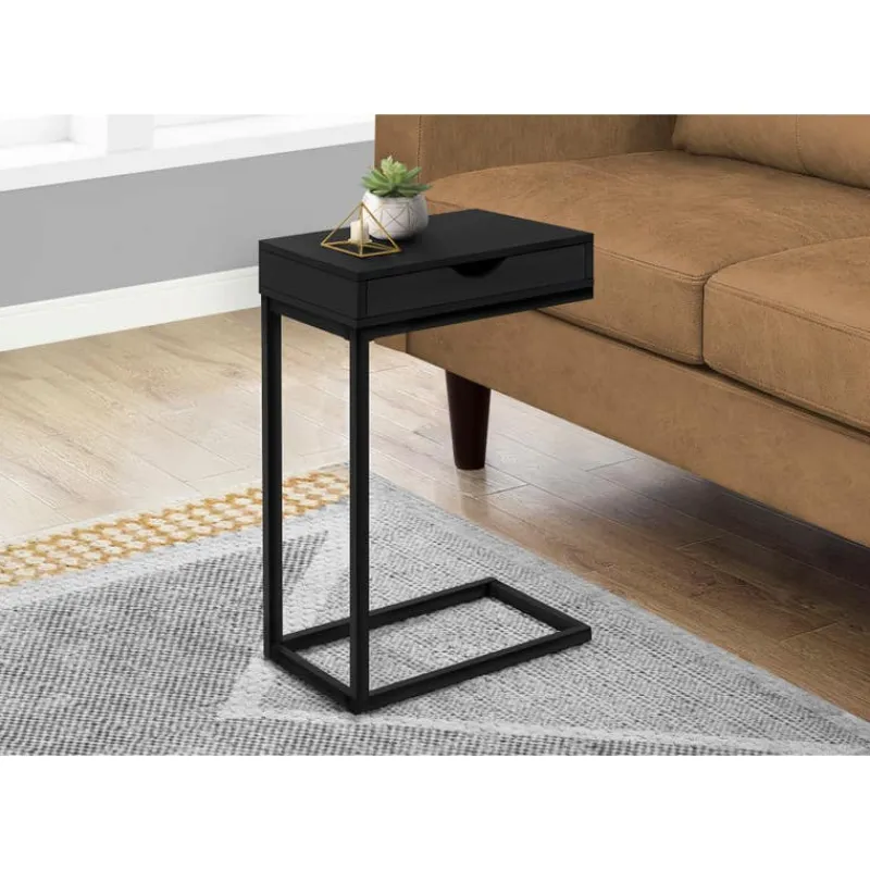 Monarch Accent table - / metal with a drawer -