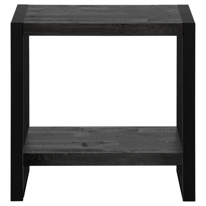 Monarch Accent table - reclaimed wood-look / metal -