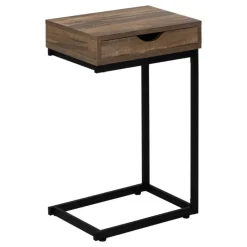 Monarch Accent table - reclaimed-look / black metal -