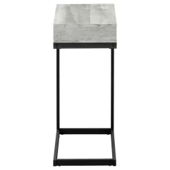 Monarch Accent table - reclaimed wood-look / black / drawer -