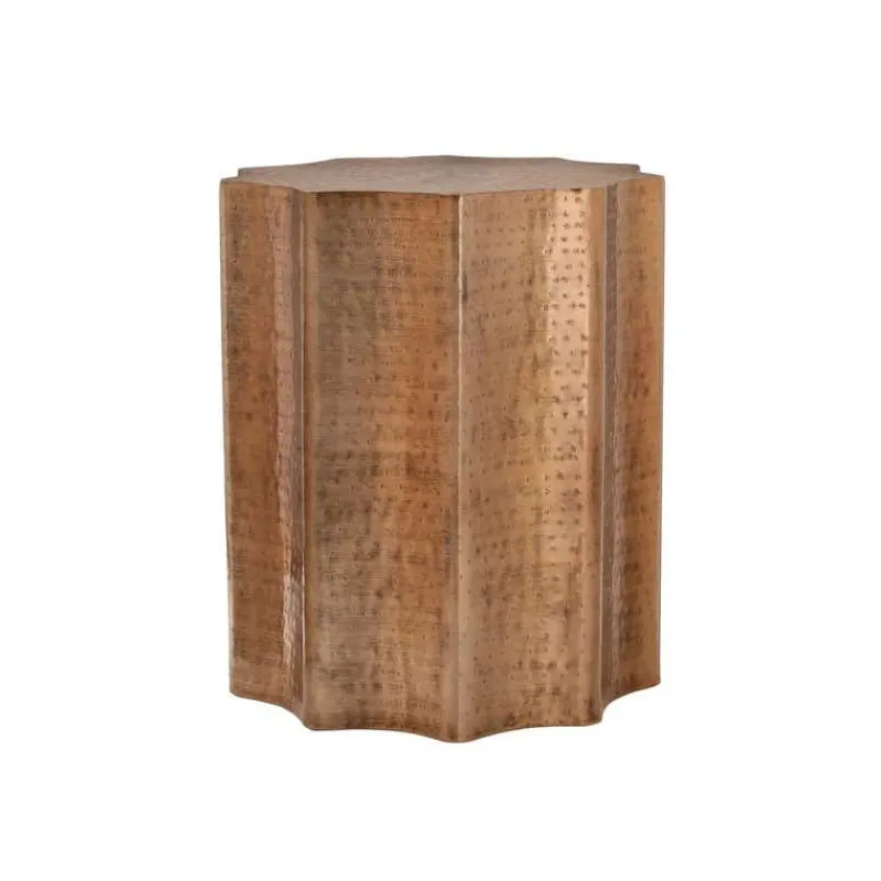 Monarch Accent table - 22"h / antique iron metal end table -
