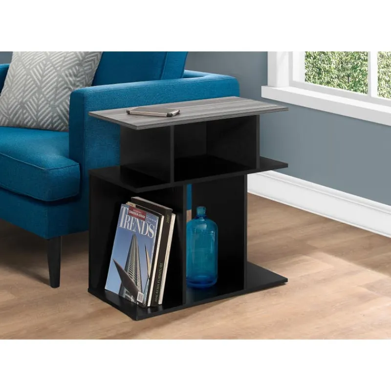 Monarch Accent table - 24"h / / grey top -
