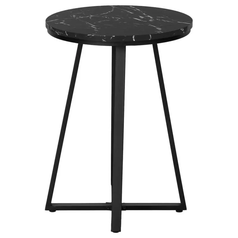 Monarch Accent table - 22"h / marble / metal -