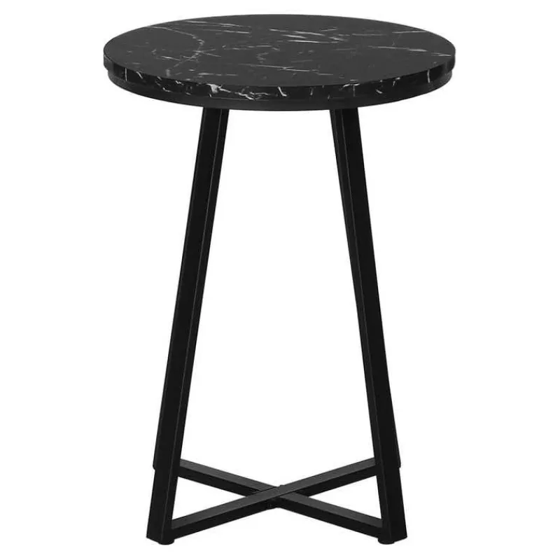 Monarch Accent table - 22"h / marble / metal -