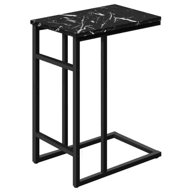 Monarch Accent table - 24"h / marble / metal -