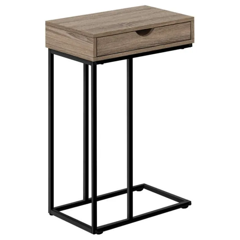 Monarch Accent table - 25"h / / black metal -