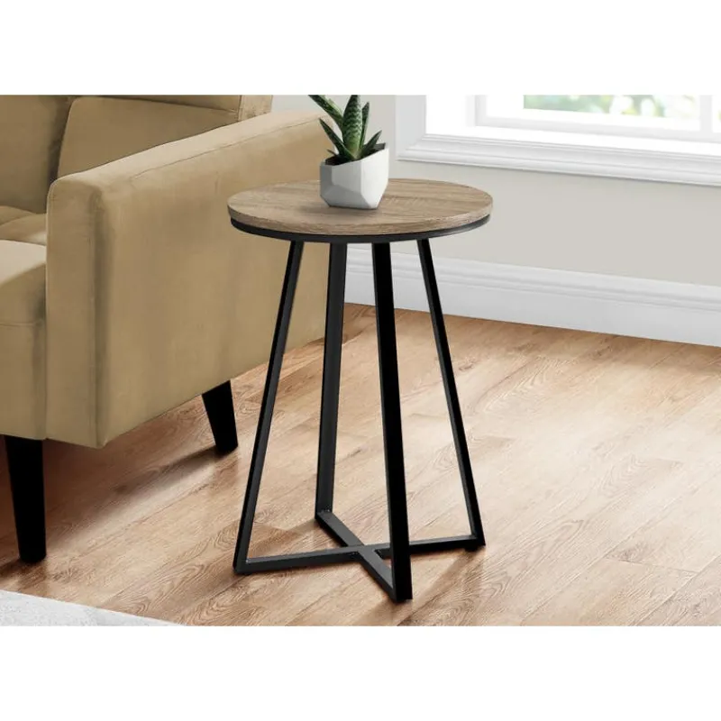 Monarch Accent table - 22"h / / black metal -