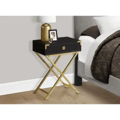 Monarch Accent table - 24"h / / gold metal -