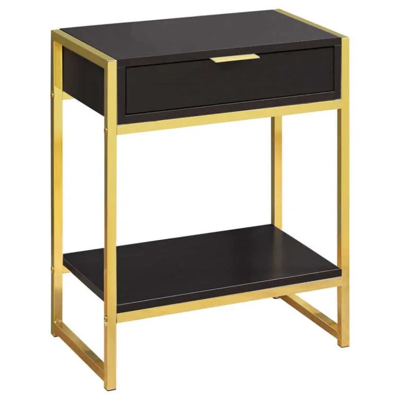 Monarch Accent table - 24"h / / gold metal -