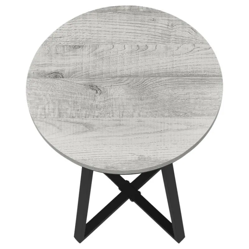 Monarch Accent table - 22"h / / black metal -