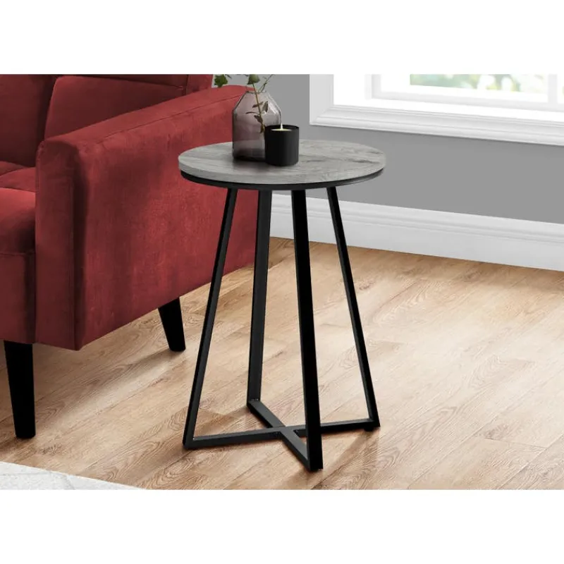 Monarch Accent table - 22"h / / black metal -