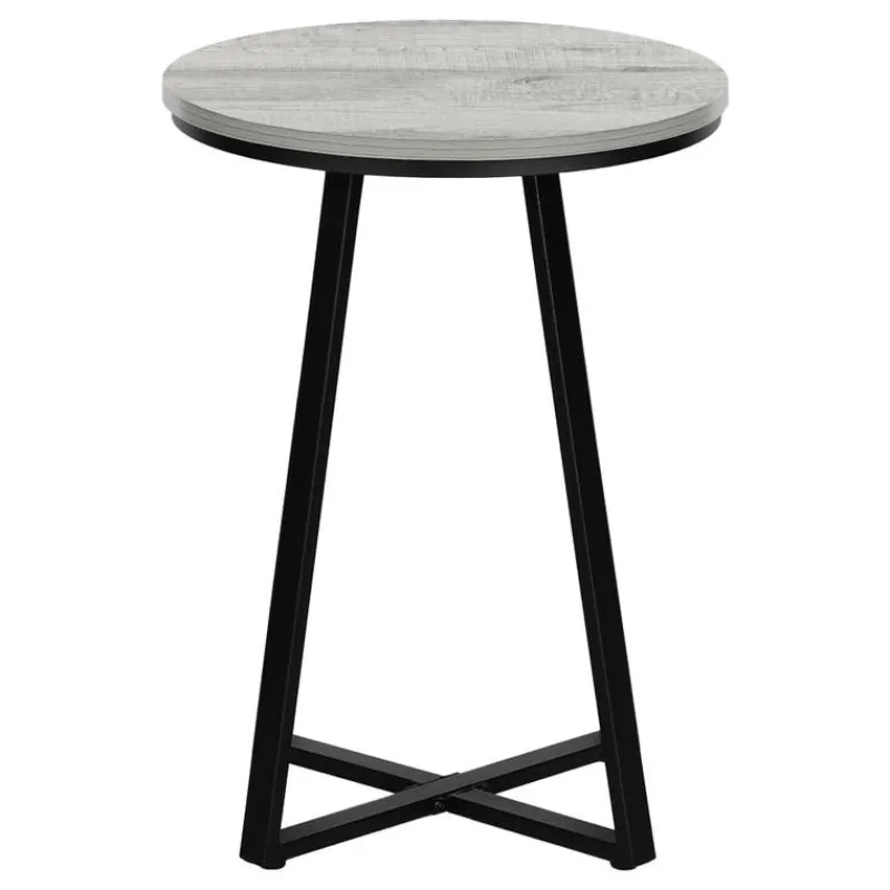 Monarch Accent table - 22"h / / black metal -