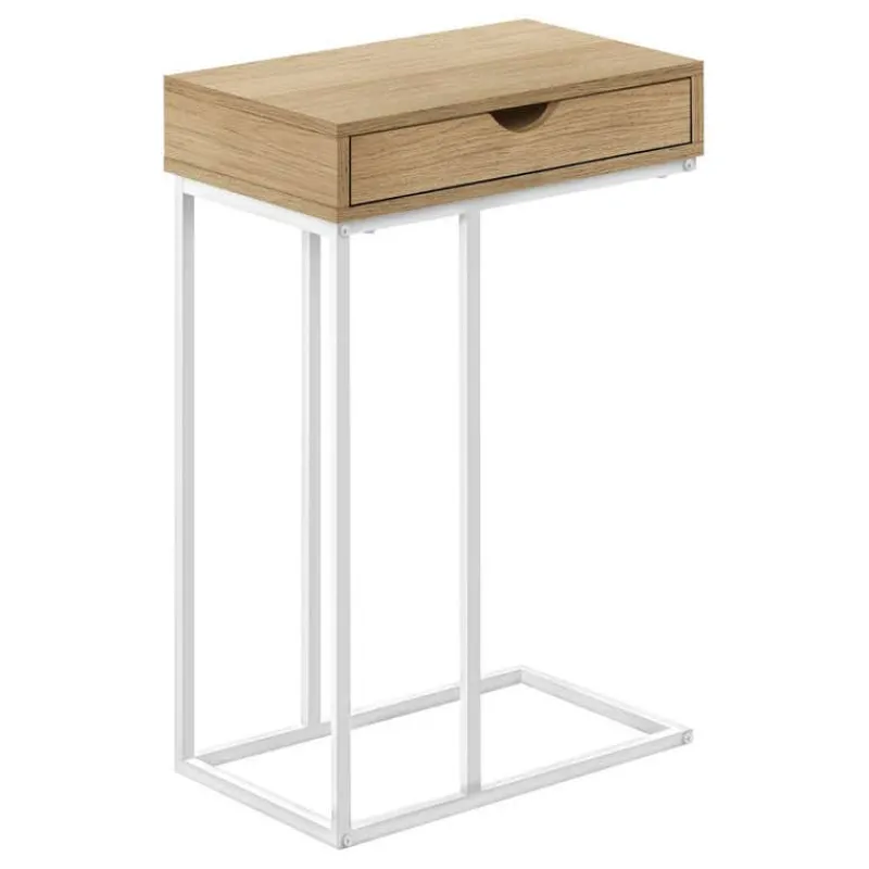 Monarch Accent table - 25"h / / white metal -