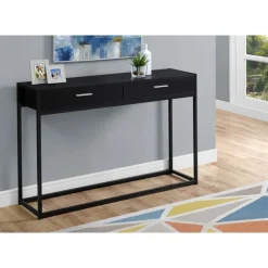 Monarch Accent table - 48"l / / metal hall console -