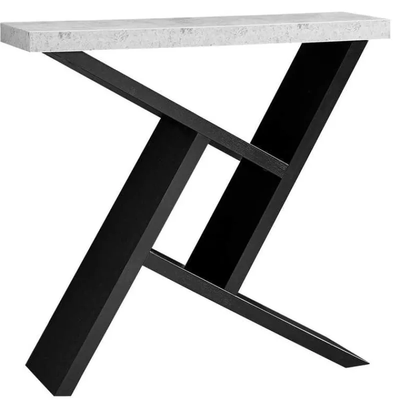 Monarch Accent table - 36"l / / cement-look hall console -