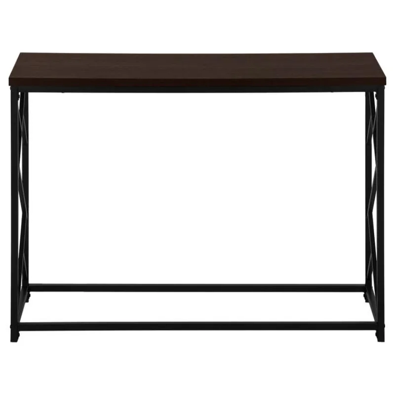 Monarch Accent table - 44"l / / black metal hall console -