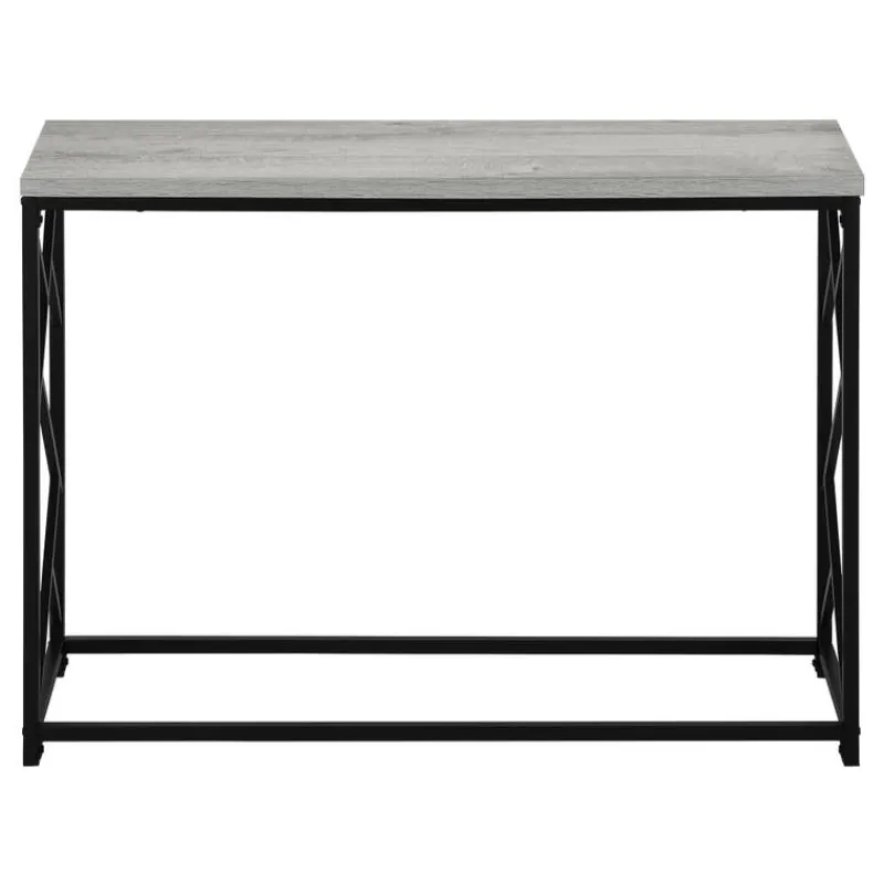 Monarch Accent table - 44"l / / black metal hall console -
