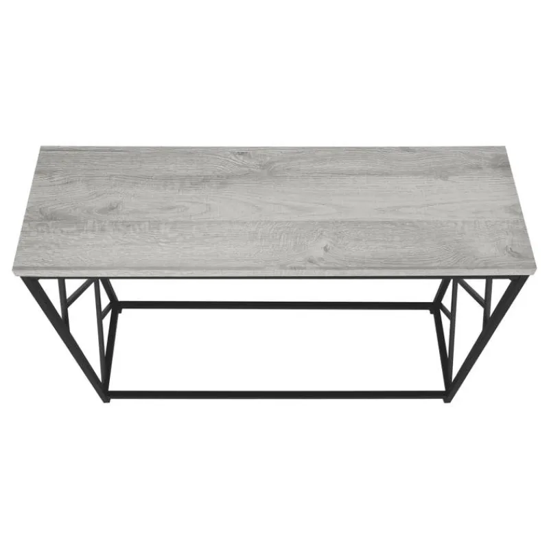 Monarch Accent table - 44"l / / black metal hall console -