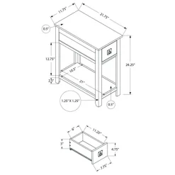 Monarch Accent table 24"h -