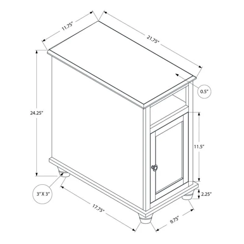 Monarch Accent table 24"h -
