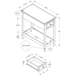 Monarch Accent table 25"h -