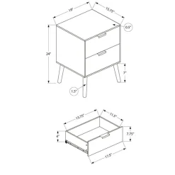 Monarch Accent Table 24