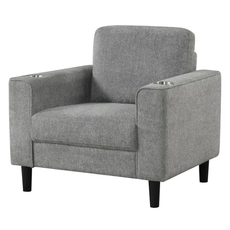 Armchair with Cup Holders