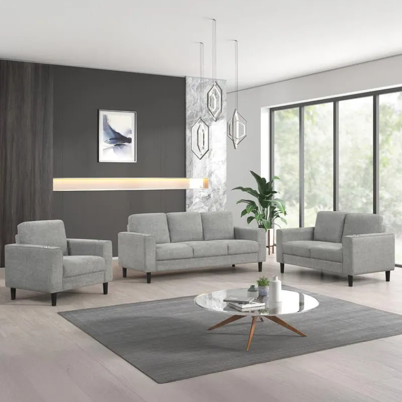 Armchair with Cup Holders