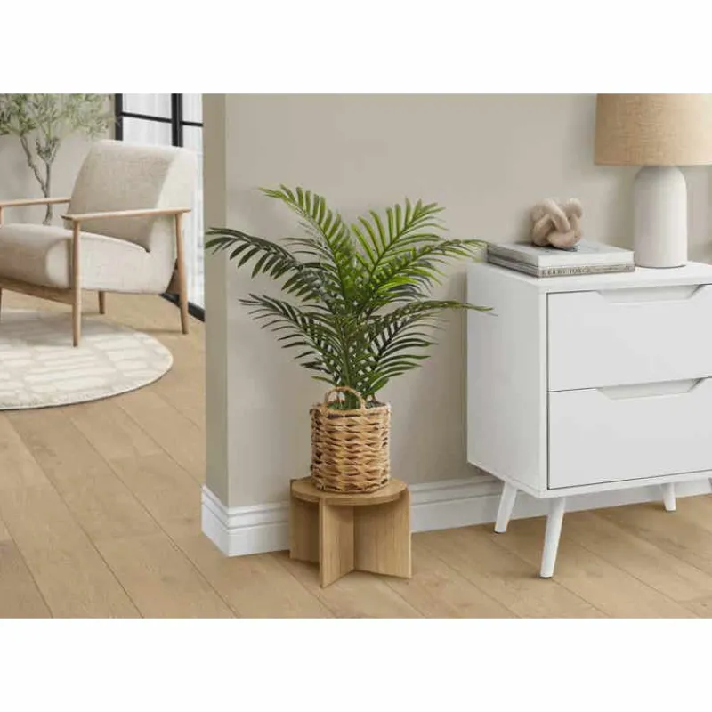 Monarch Artificial plant - 24"h / indoor palm / 8" woven basket