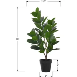 Monarch Artificial plant - 28"h / indoor garcinia in a 5" pot