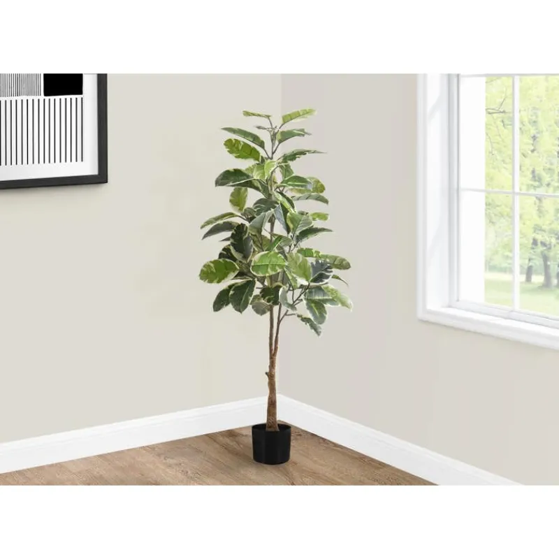 Monarch Artificial plant - 52"h / indoor rubber tree in a 5" pot