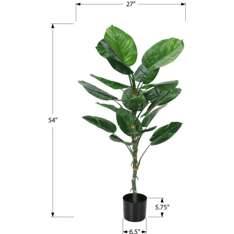 Monarch Artificial plant - 54"h / indoor dieffenbachia / 6" pot