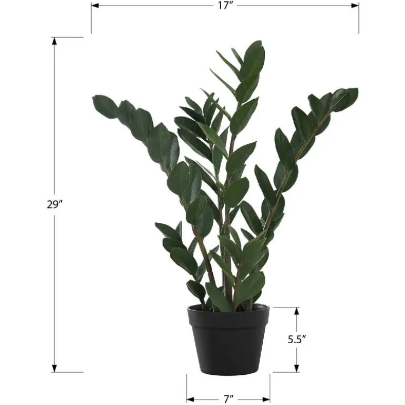 Monarch Artificial plant - 29"h / indoor zz in a 6" pot